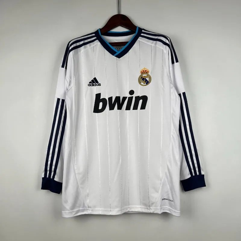 2012-2013 Long Sleeve Real Madrid Jeresy retro kit