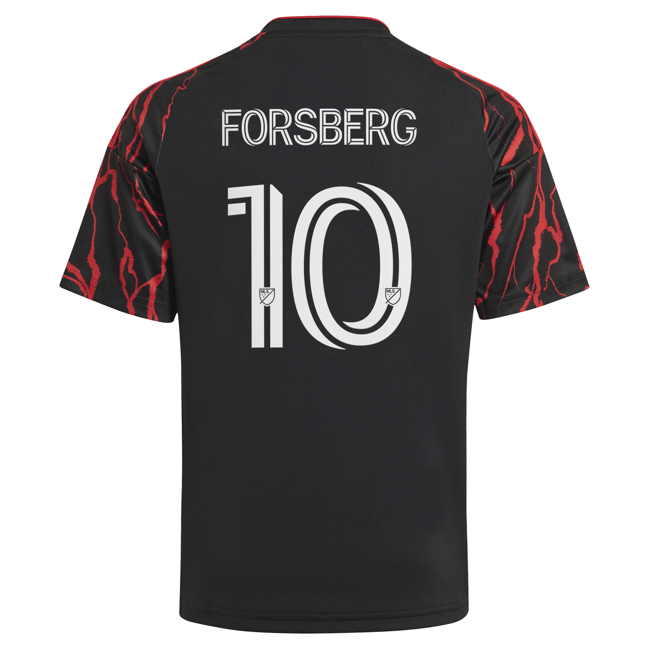 [SD] Emil Forsberg New York Red Bulls Youth 2026 The Rooted Kit Replica Jersey - Black