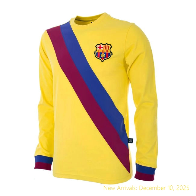 FC Barcelona Barca Premium Quality Away 1974 - 75 Retro Football Shirt