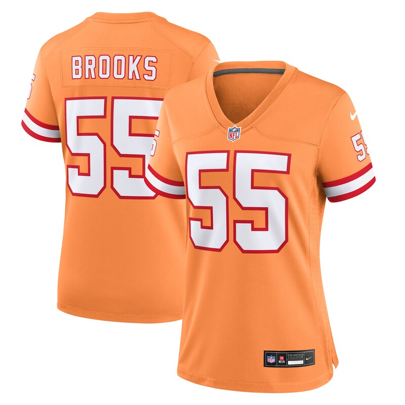 None Derrick Brooks TB Buccaneers Vintage Authentic Jersey Game Day We