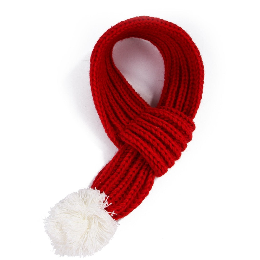 French Bulldog Christmas Knit Scarf For French Bulldog Comfy Pet Product