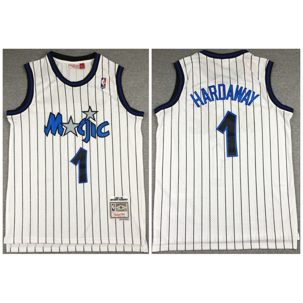 Collector's Item Men's Magic #1 Tracy White Basketball Jersey