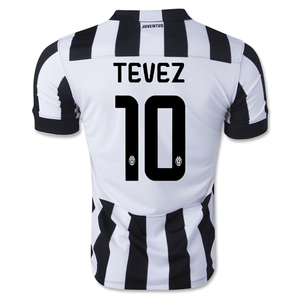 Juventus 1415 TEVEZ 10 Home Shirt - Official Replica 17335