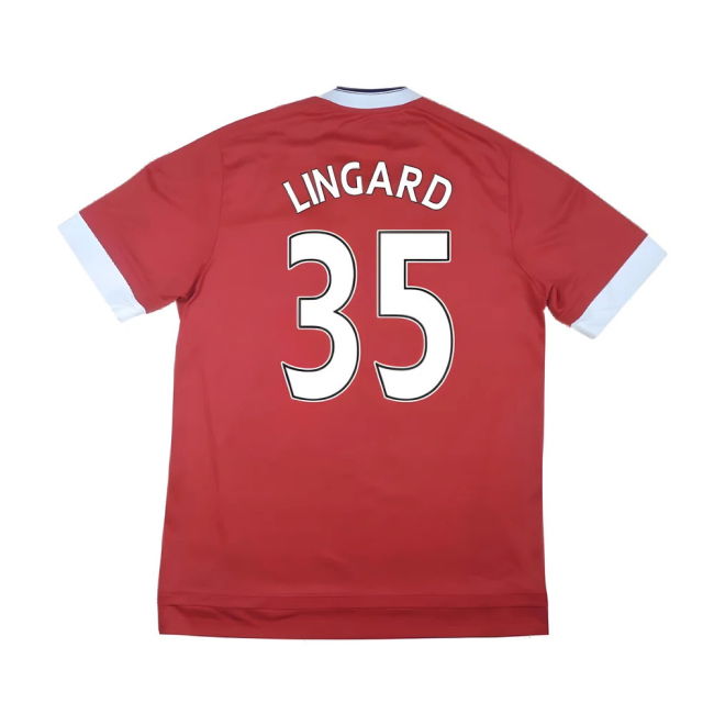 Manchester United 2015-16 Home Shirt (Mint) (Lingard 35)