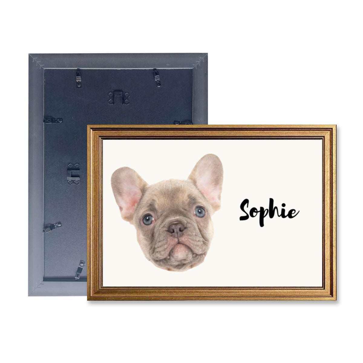French Bulldog Remi Personalized Framed Poster • Wall Decoration Durable Dog Item