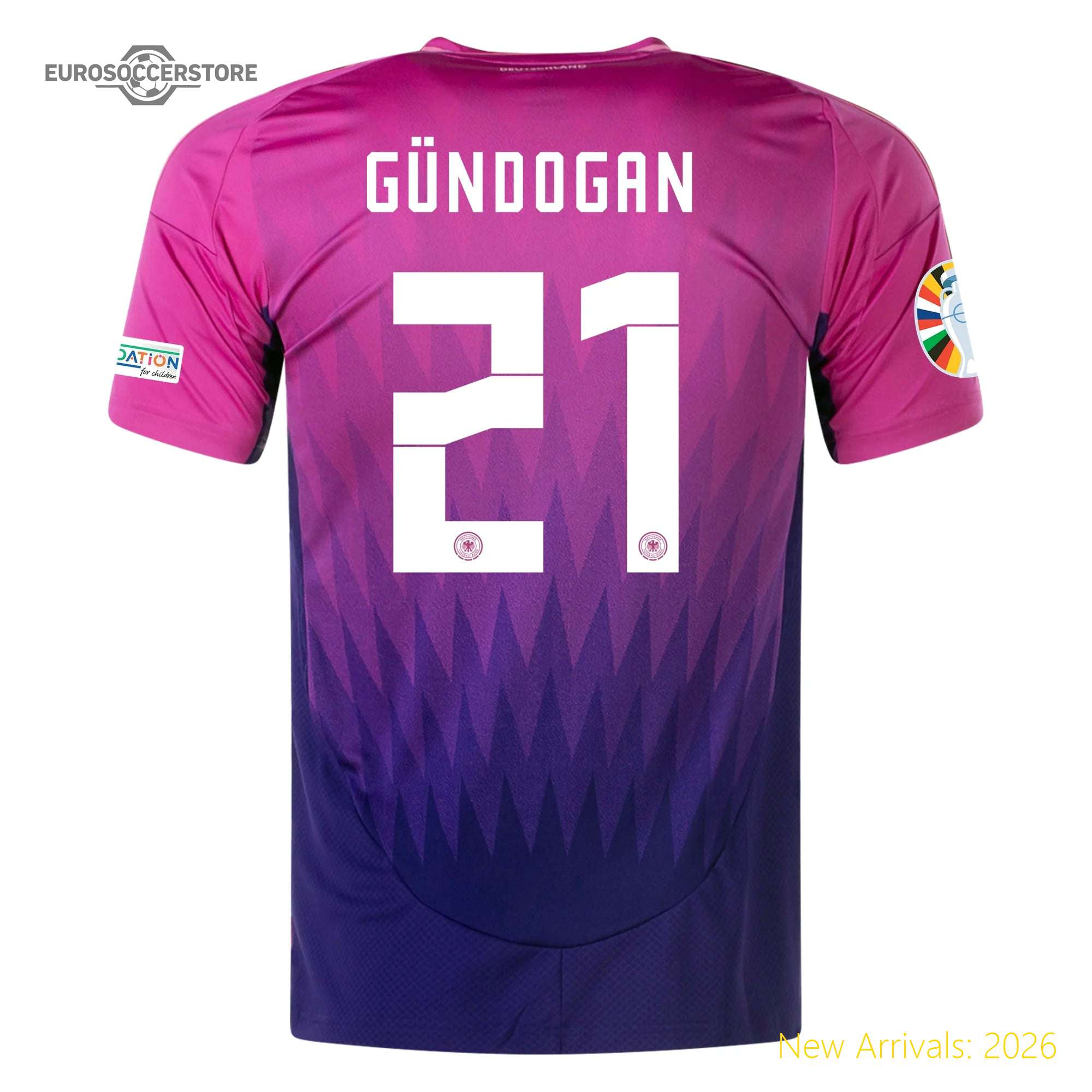 Iconic Design Durable Ger Kids Iconic Player Away Jersey 2024