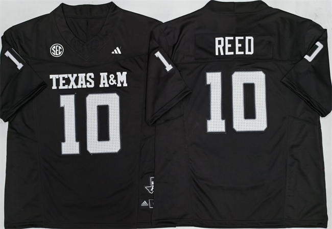 Men's None Black 2025 high quality Marcel Reed #10 durabl Jersey