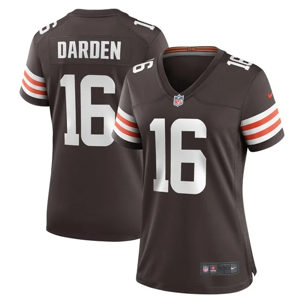None Game NFL Jersey - Brown | Authentic Football Apparel | NFL Footba