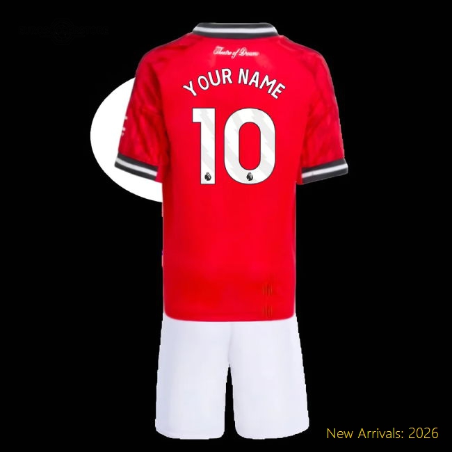 2025-2026 Man Utd Home Mini Kit (Your Name)