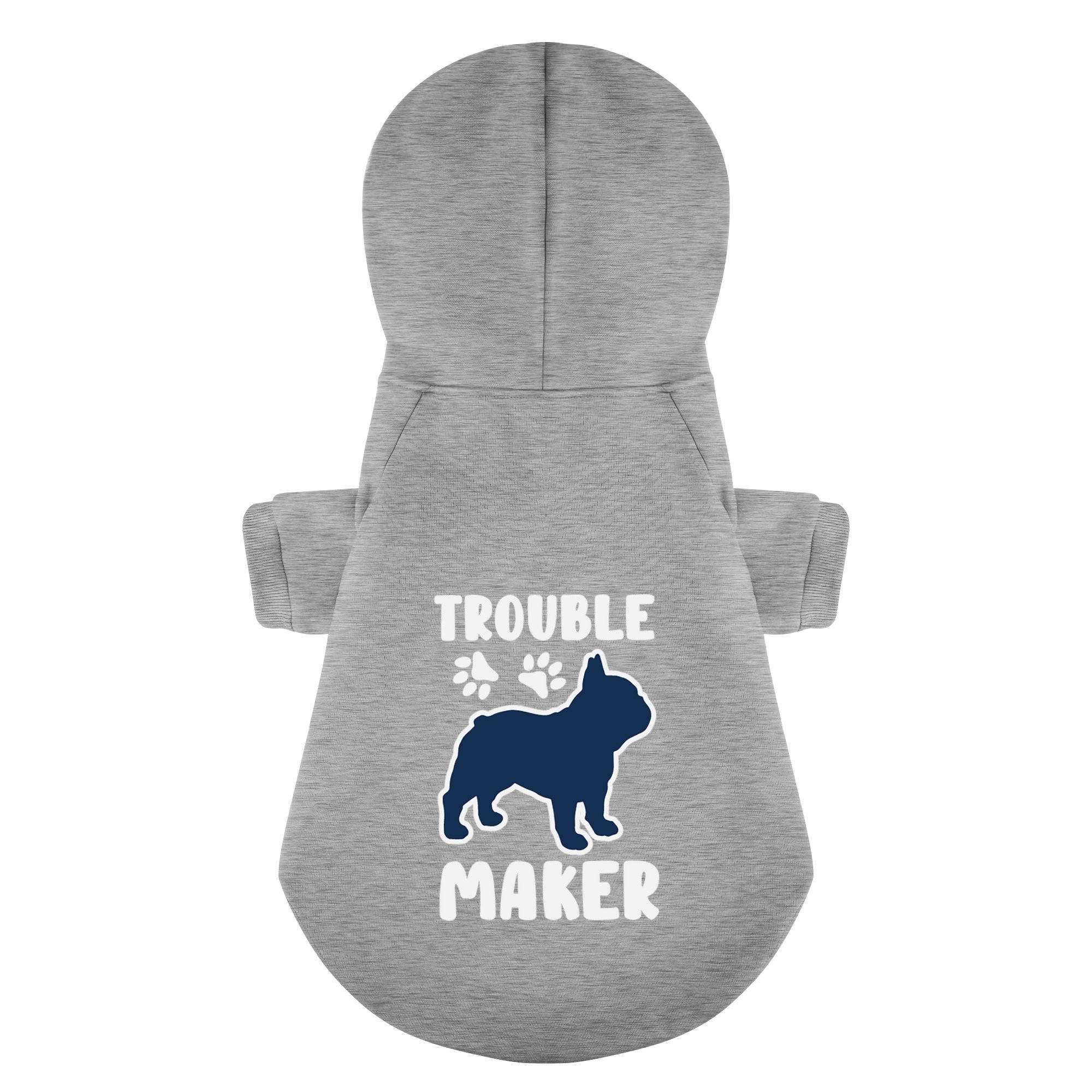 French Bulldog Trouble Maker Personalized French Bulldog Hoodies With