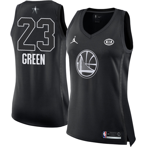 Golden State #23 Draymond Green Durable 2018 Icon NBA Jersey - Gold