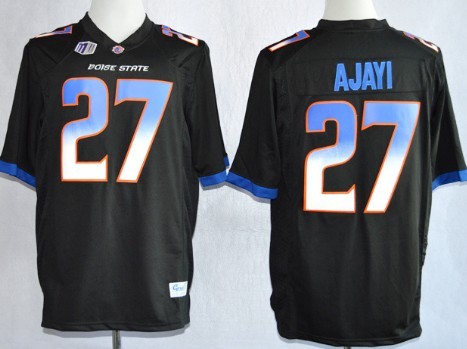 Men's None Black 2013 replica Jay Ajayi #27 breathable Jersey