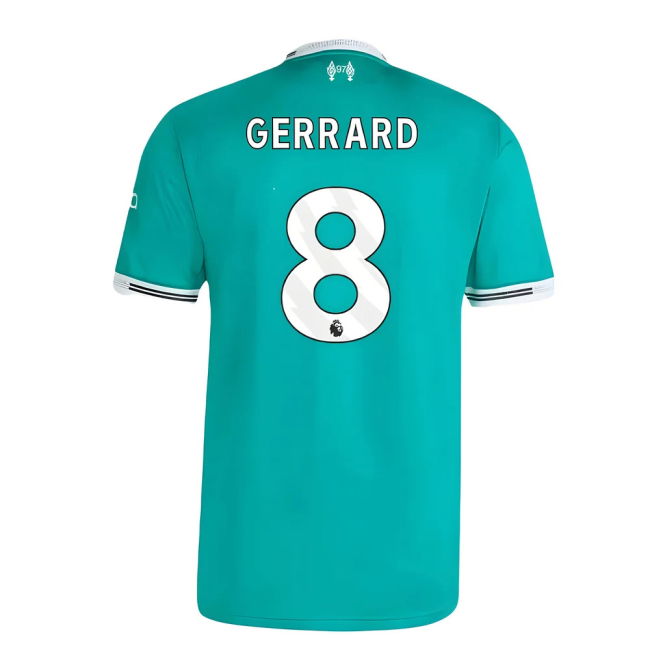 Gerrard 8 Supporter Grade Liverpool Third Supporter Shirt (Adults)