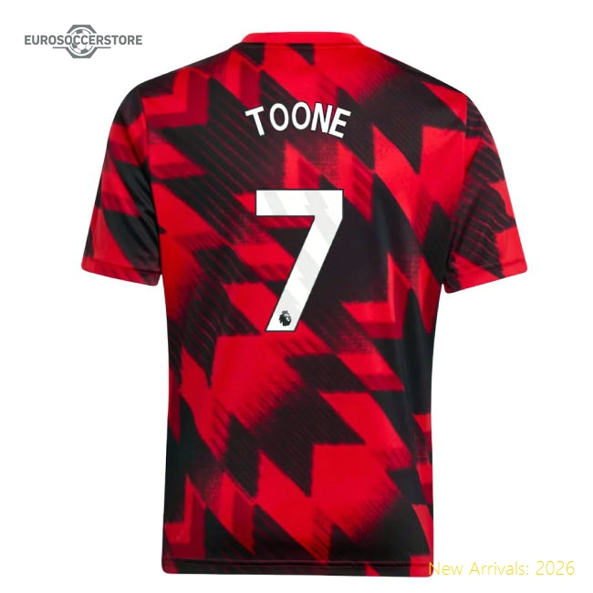 Man Utd Toone Kid-approved Kids Jersey Performance Fabric Stretchy
