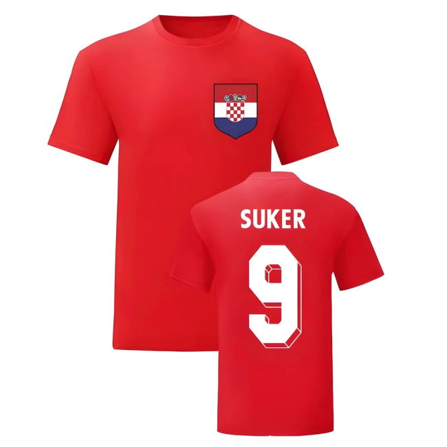 Premium Davor Suker Croatia Match World Official Lightweight