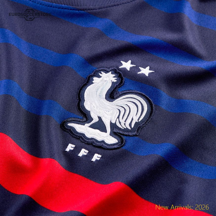 Adult Fra Kylian Mbappe France Home Durable Jersey 2020