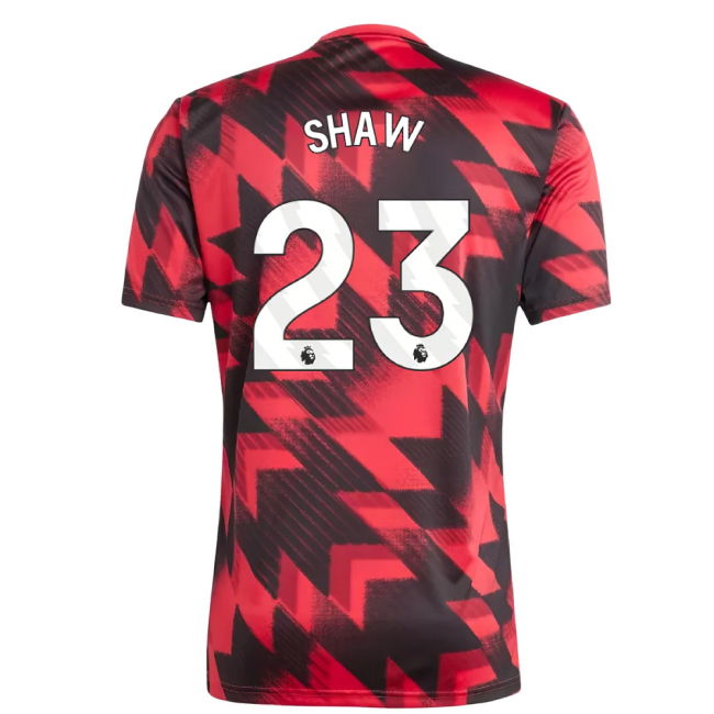 2025-2026 Man Utd Pre-Match Kit (Red) (Shaw 23)