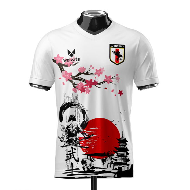 Pro-Grade Japan Samurai Heritage Football Jersey (Wolvate) Adult Short