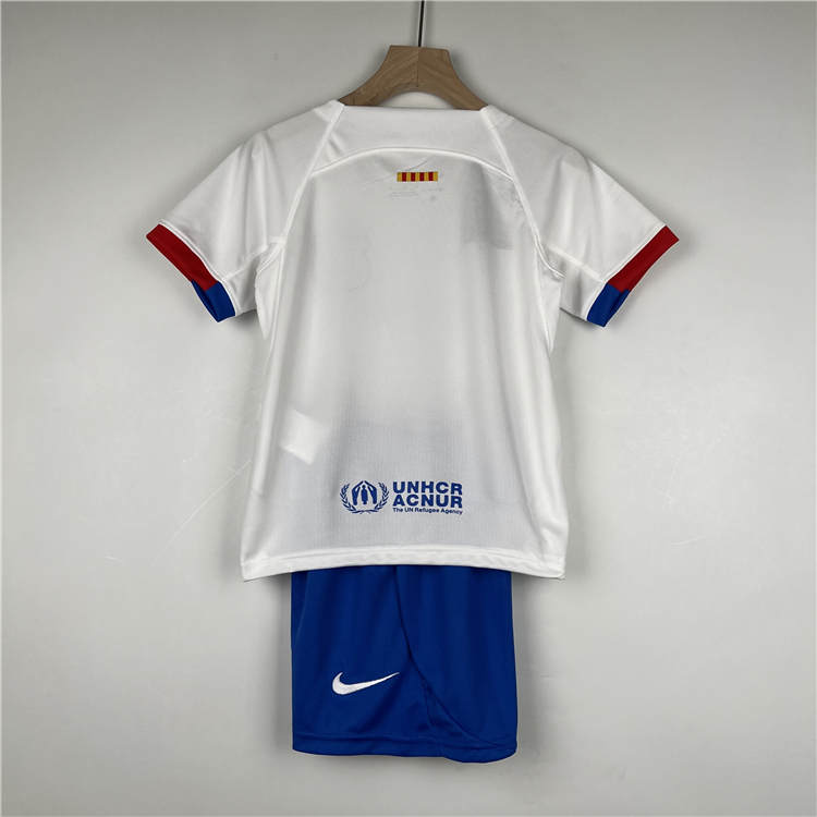 Match Quality Barca Kids Barcelona FC 2324 Away Kit ShirtShorts