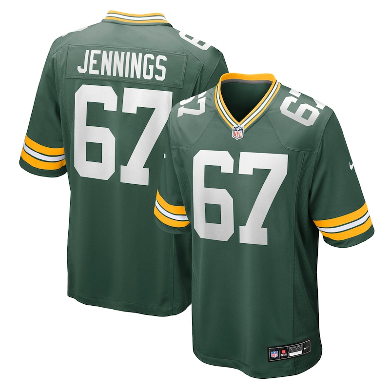 None Donovan Jennings Record-Breaker GB Packers Affordable Jersey