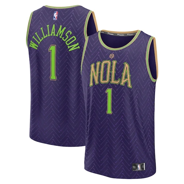 Zion Williamson NOP Fast Break Jersey - vintage Basketball casual