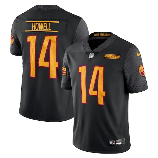 None Sam Howell Limited Jersey - Black | NFL Player Jersey | NFL Footb