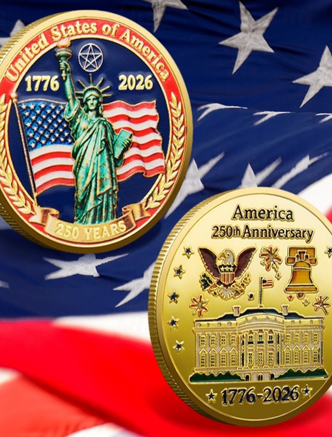 4th of July 2026 250th Memorial Day Men's 3D Print US Flag Crew Neck Short Sleeve T-Shirt Daily Street