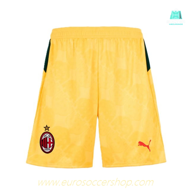 2025-2026 AC Milan Third Shorts (Yellow)