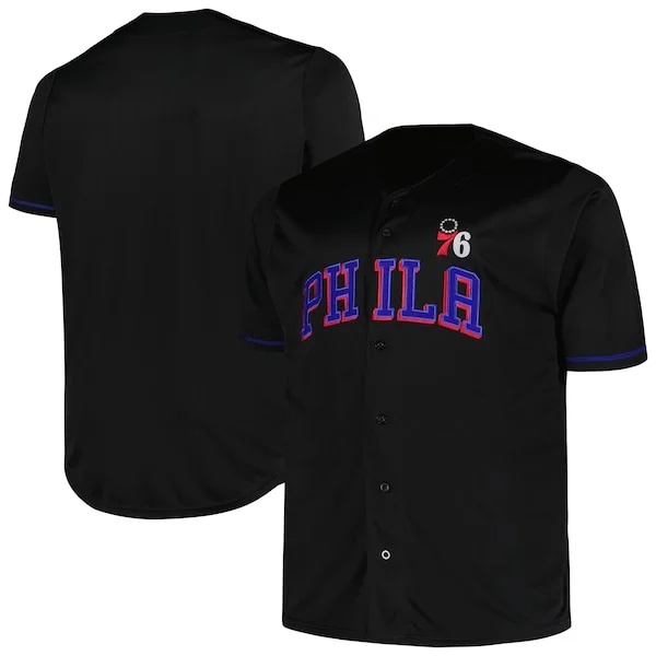 Philadelphia 76ers PHI Jersey - high-quality NBA - Black basketball