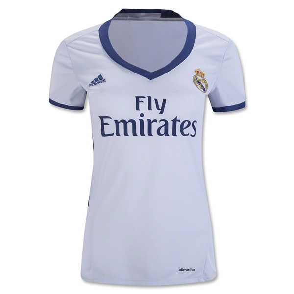 Comfort Fit Women's Real Madrid Home 201617 Soccer Jersey Shirt