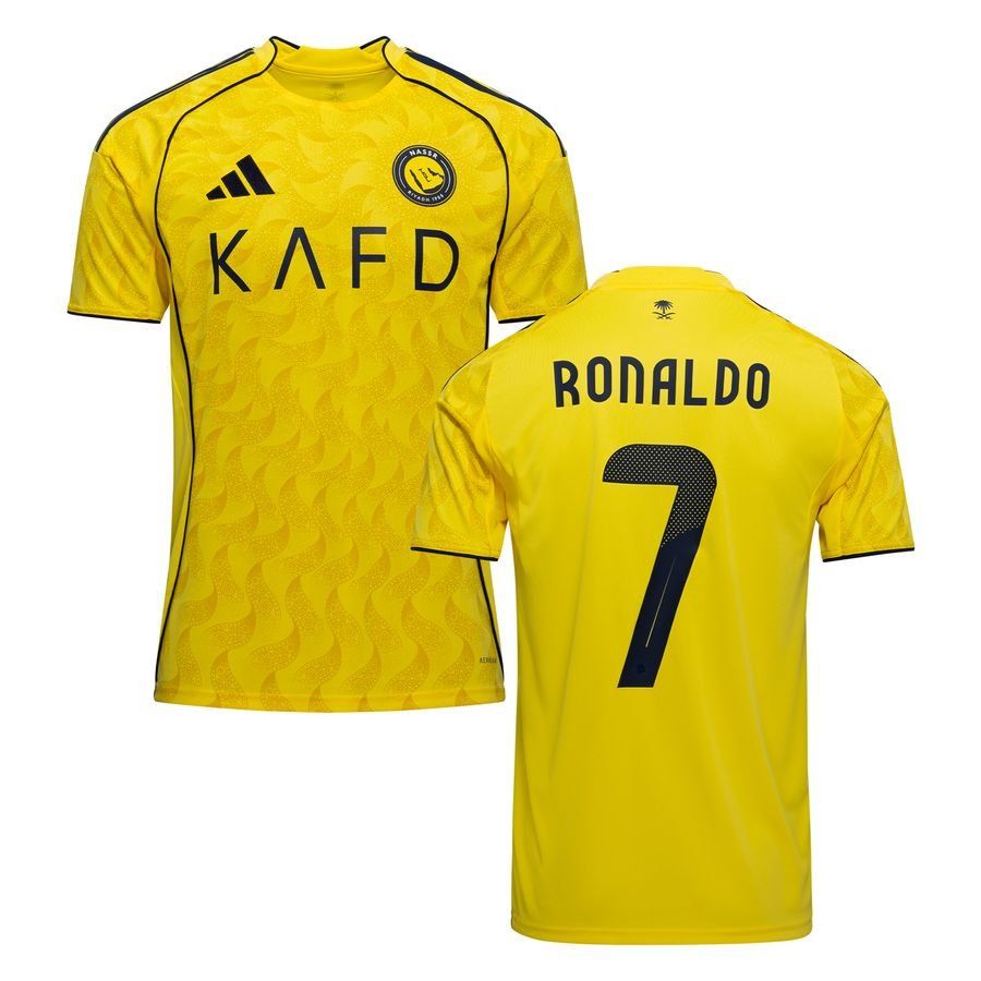 Al Nassr Home Shirt 2025/26 Ronaldo 7 In Multiple Adult Sizes