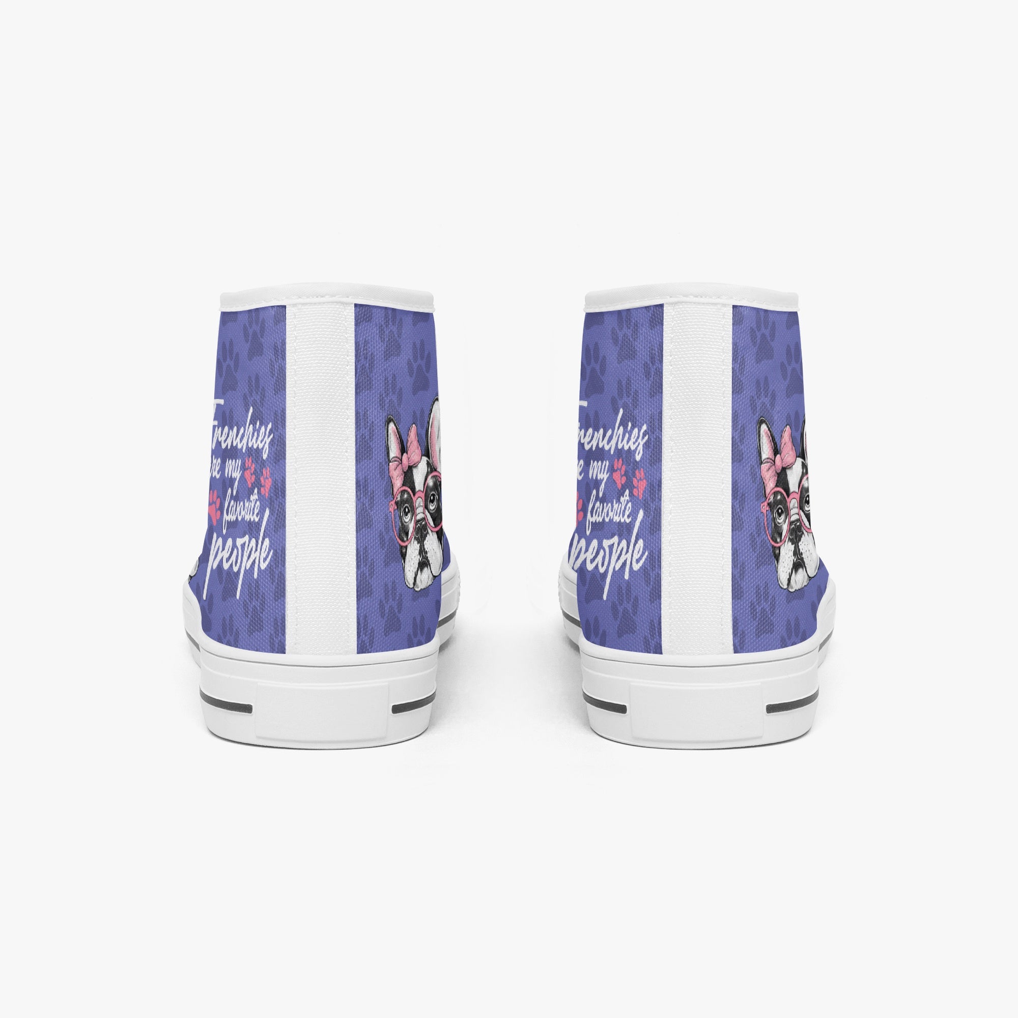 French Bulldog Lover Curcio Classic High Top Canvas Shoes Casual Footwear