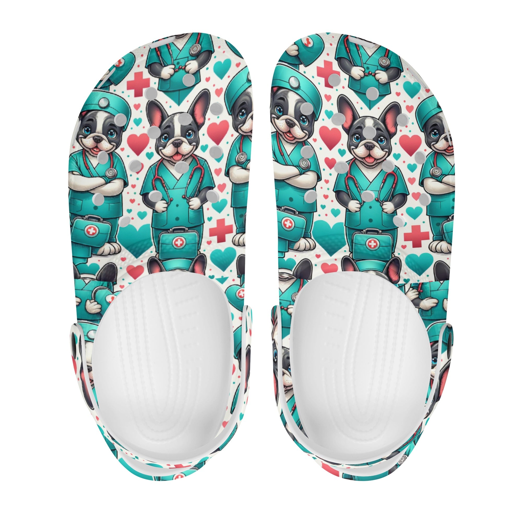 French Bulldog Stella Unisex Clogs Useful Frenchie Gear