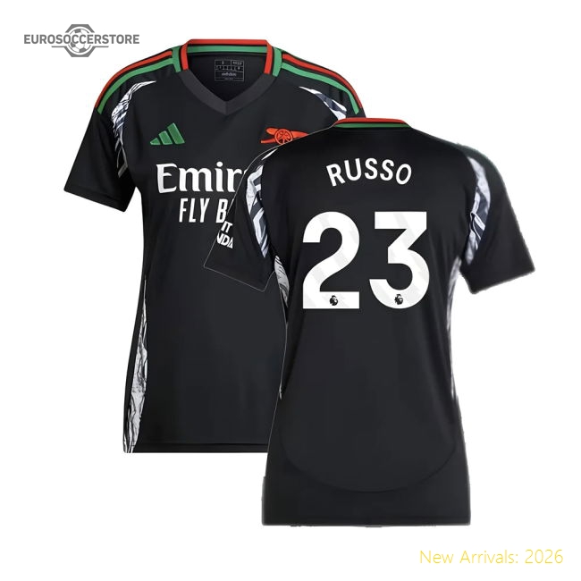 Arsenal 2024-25 Away Fan Version For Women (Russo Soccer Jersey