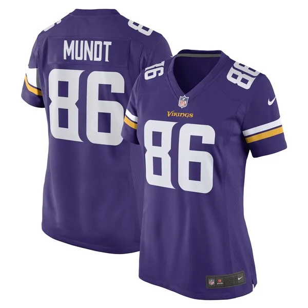 None Johnny Mundt Game Jersey - Purple | NFL Player Jersey | NFL Footb