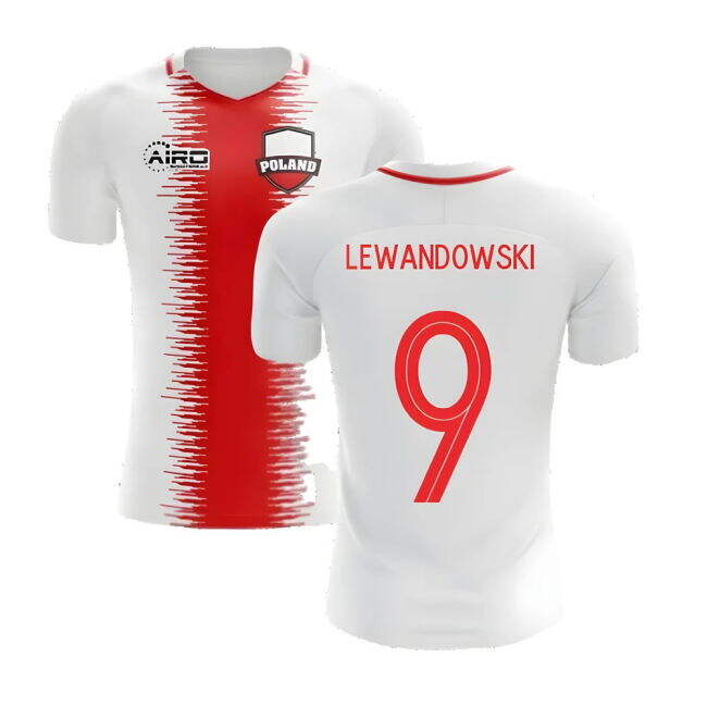 And Value For Money 2025-2026 Poland Home Concept Football Shirt (Lewandowski 9) Mature