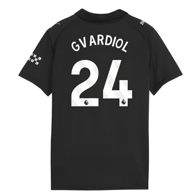 Kids Man City Soccer Jerseys Away Jersey 2025-2026 #91