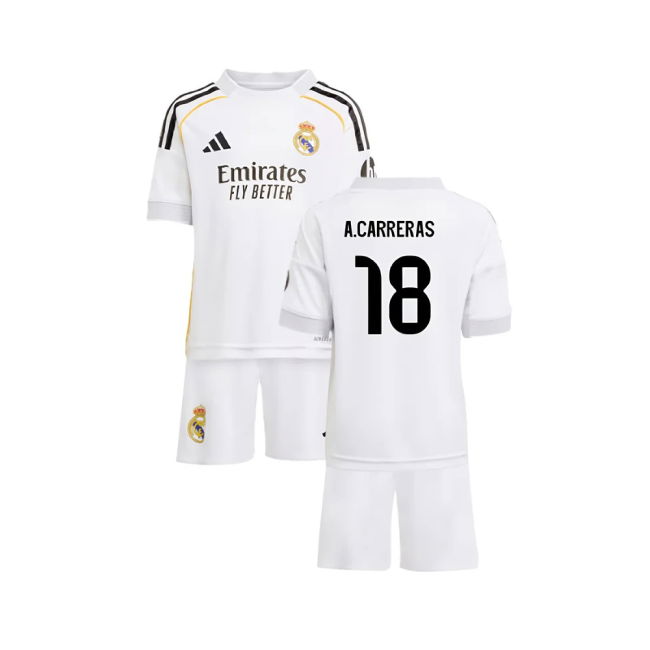Premium 2025-2026 Real Madrid Home With Retro Design - True To Size