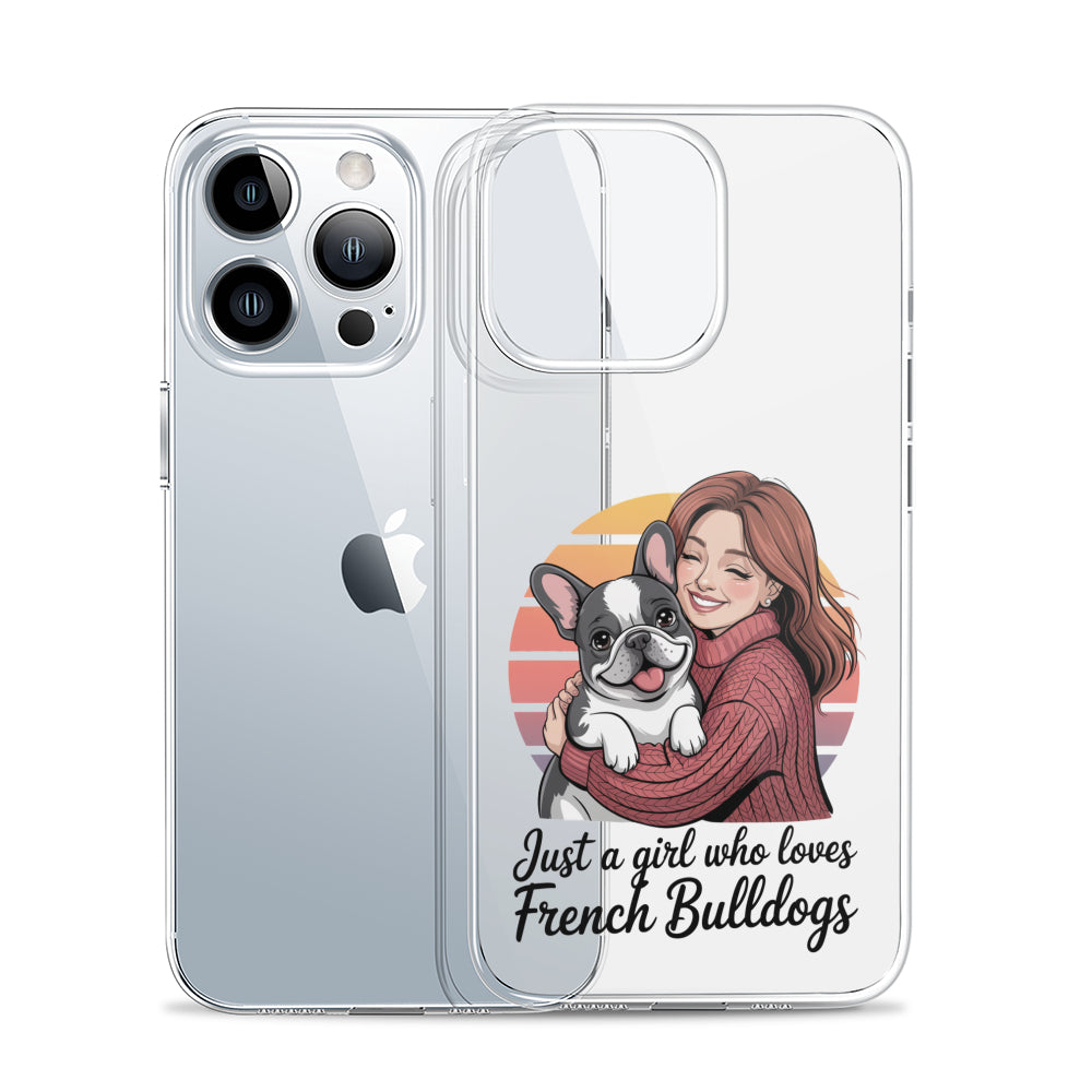 French Bulldog Aspen Clear Silicone Phone Case For Iphone, Samsung &