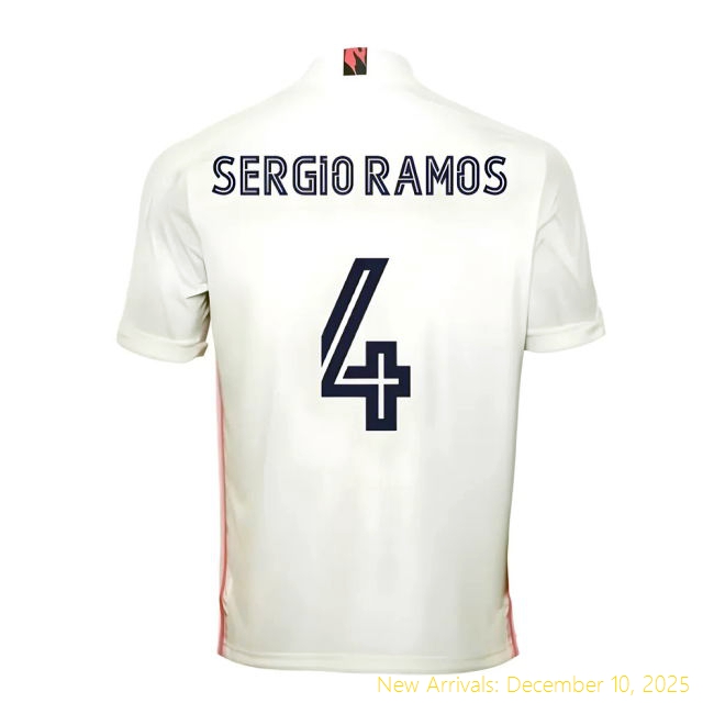 Real Madrid (rm) Home - Ramos #spanish Captain - Barca - Authentic
