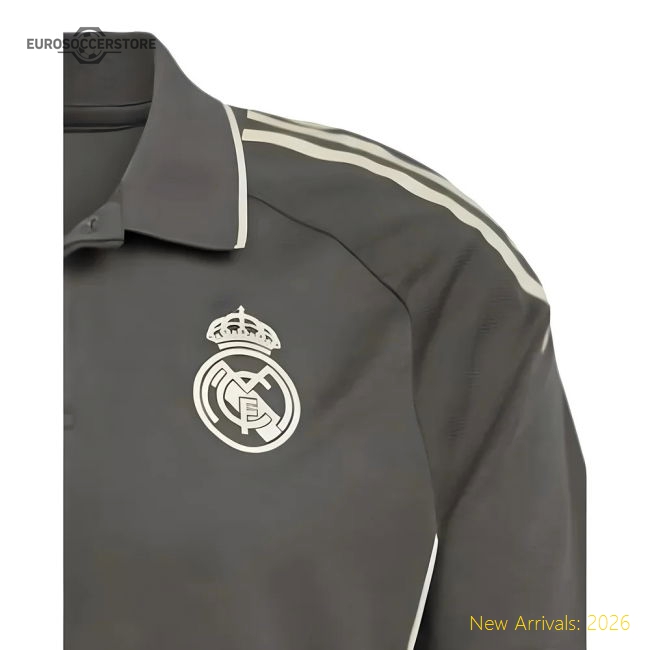 2025-2026 Real Madrid Polo Shirt (utility Grey) - Cost-effective