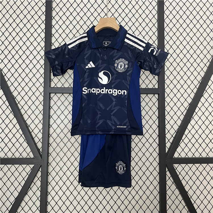 Durable Man Utd Kids Manchester United 2425 Away Soccer Kit