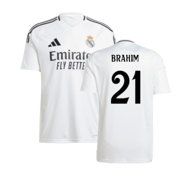 2024-2025 RM Home Football Shirt (Brahim 21) Moisture Wicking