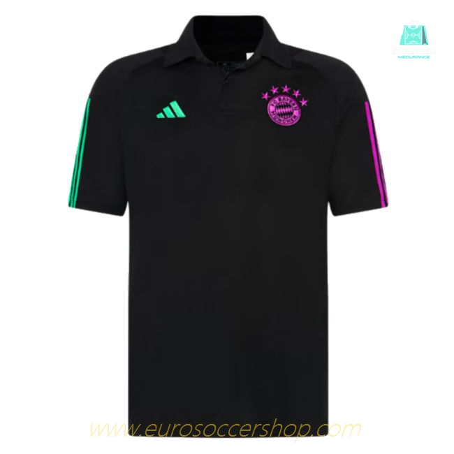 2023-2024 Bayern Munich Polo Shirt (Black)
