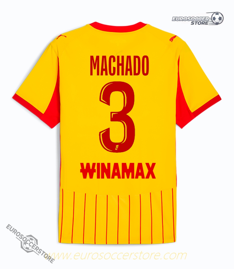 RC Lens 25-26 Home Jersey - MACHADO 3