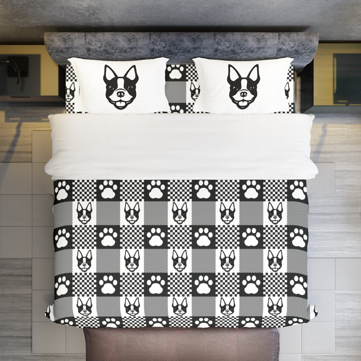 Duvet Cover Set For Boston Terrier Lovers Pet Gear | Vet-recommended