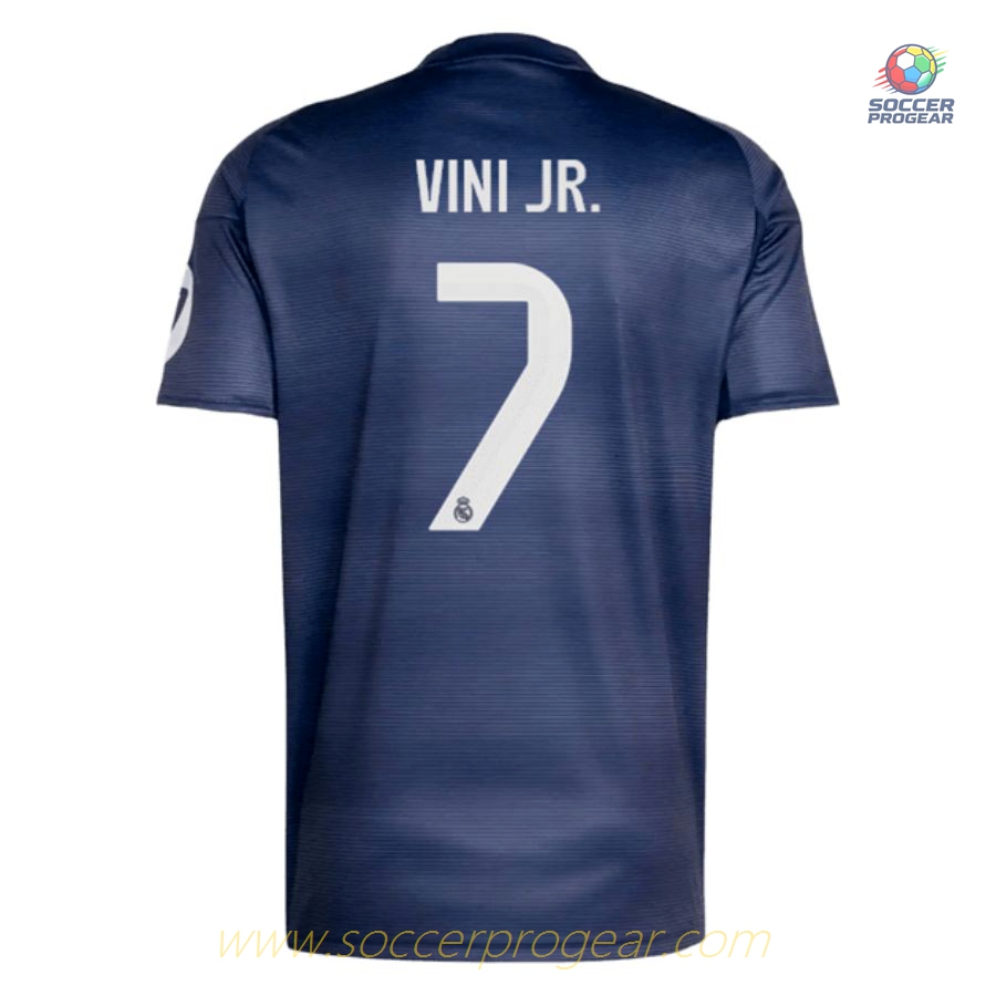 Real Madrid Away Kids Edition Football Kit Football Jersey 2025-26 Edition Vini Jr.