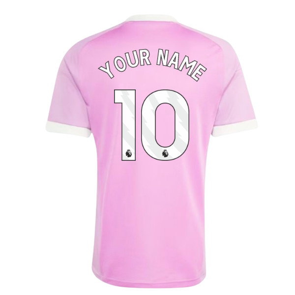 2026-2027 Man Utd Away Goalkeeper Shirt (Pink) (Your Name)