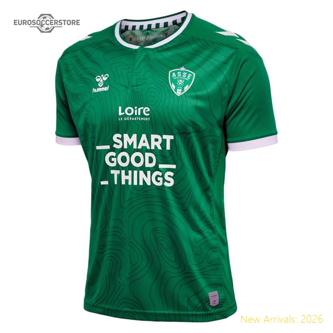 Home Club Teams,St. Etienne 2022-2023 Saint Jersey Shirt