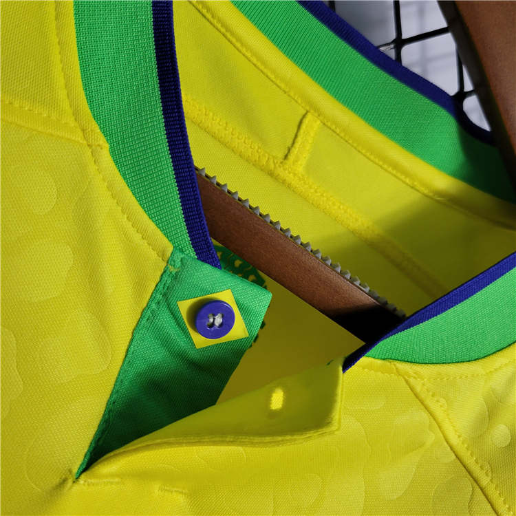 Advanced Fabric BRAZIL WORLD CUP 2022 HOME LONG SLEEVE SHIRT